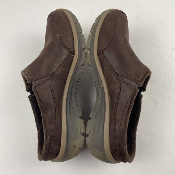 Skechers Easy Going Mule Clog Shoes Women's 8 Latte Fleece Lined Comfort Slip On - Picture 3 of 10